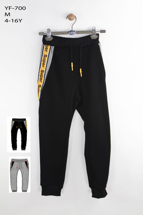 Picture of YF700 FLEECY THERMAL PANTS SUPER WORDING ON THE SIDES